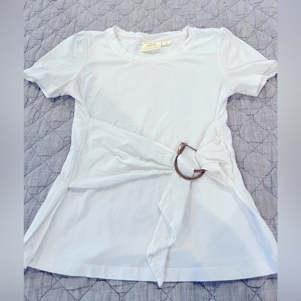 White Maeve short sleeve shirt size XS